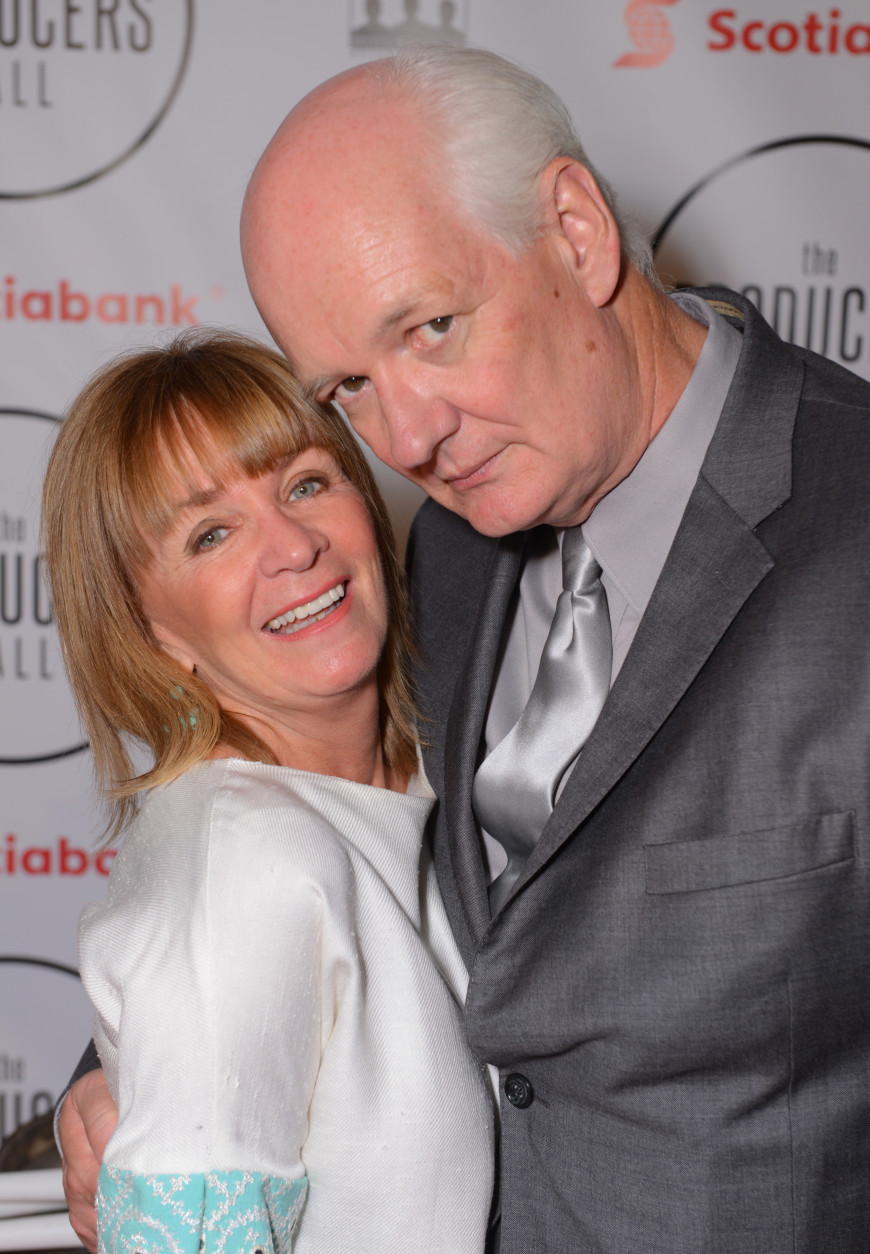Debra McGrath, left, and Colin Mochrie attend the Producers Ball at the Royal Ontario Museum on Wednesday, Sept. 3, 2014, in Toronto. (Photo by Arthur Mola/Invision for Producers Ball/AP Images)