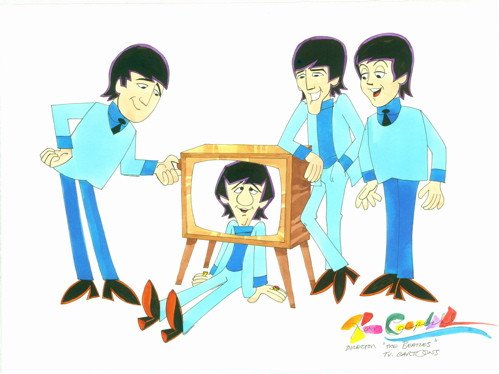 The band contributed their music, but had no role in the production of the cartoon series, Ron Campbell says.  (Photo Ron Campbell)
