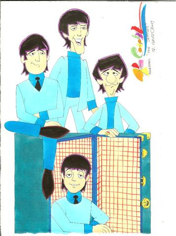 The Beatles cartoon series debuted in September 1965. (Photo Ron Campbell)