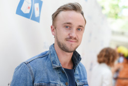 Tom Felton arrives at Milk + Bookies Story Time Celebration held at the Skirball Cultural Center on Sunday, April 19, 2015, in Los Angeles. (Photo by Richard Shotwell/Invision/AP)