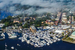 About 350 boats will be on display  at the Annapolis City Dock as part of the U.S. Powerboat Show. (Courtesy U.S. Powerboat Show)