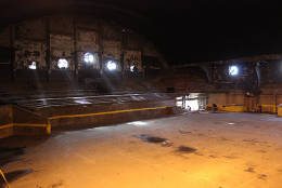 The interior of the Washington Coliseum in 2014 before a $50 million redevelopment project. (WTOP)