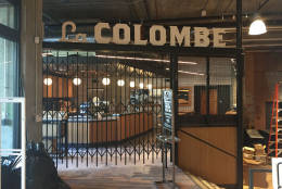 The new location also features a La Colombe coffee shop. (WTOP/Michelle Basch)