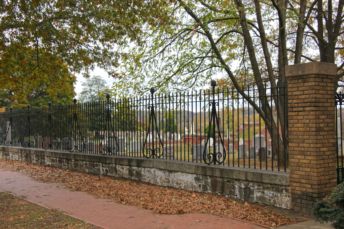 <h3><strong>The Congressional Cemetery</strong></h3>
<p>A 10-minute drive from the Capitol, tucked away on 35 idyllic acres on the west bank of the Anacostia River, sits the Congressional Cemetery. Built in 1807, the private graveyard is the final resting place for lawmakers, dignitaries, diplomats and veterans. Those interred include William Henry Harrison, Dolley Madison, FBI Director J. Edgar Hoover and Marion Barry.</p>
<p>Among the lore surrounding the cemetery: A dirty pink silk scarf that <a href="http://www.georgetowner.com/articles/2011/oct/19/ghost-stories-rocks-congressional-cemetery/" target="_blank" rel="noopener">keeps appearing on the arm of a 12-foot-tall angel statue</a> sitting over the graves of the mother and sister of an infamous 19th-century Capitol Hill madam, Mary Hall.</p>
