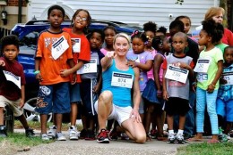 Since its inception, RunningBrooke has helped more than 5,000 children. “You think about the kids that you’re helping and that makes it all worthwhile for me,” Brooke Sydnor Curran says. (Courtesy Brooke Sydnor Curran)