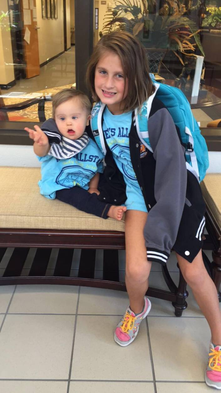 Meagan says Asher's 8-year-old sister Addison is his best friend, and also his biggest advocate. (Courtesy Nash family)