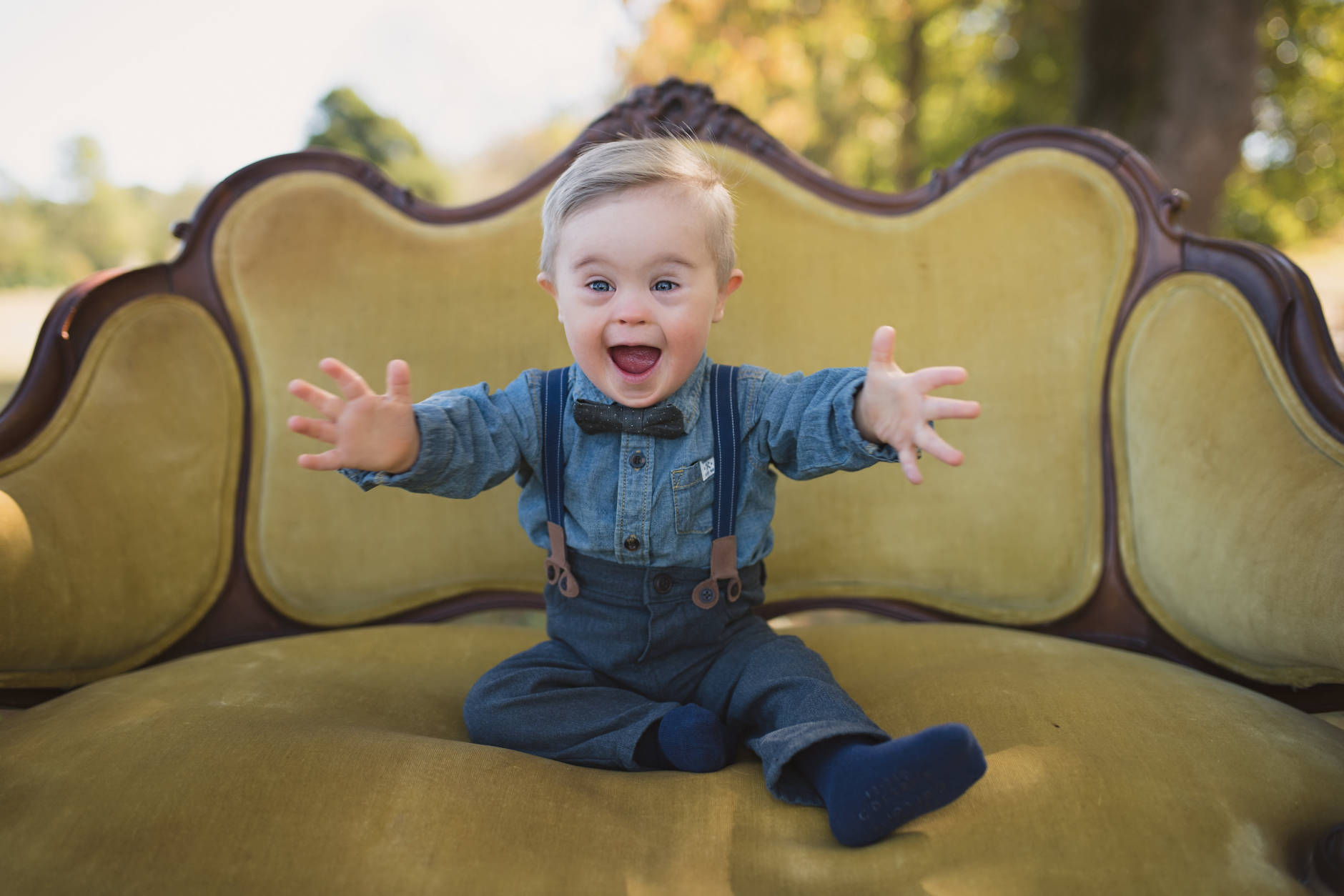 Meagan says Asher loves to play with his sister, as well as with cups and anything that has music. (Courtesy Crystal Barbee Photography)