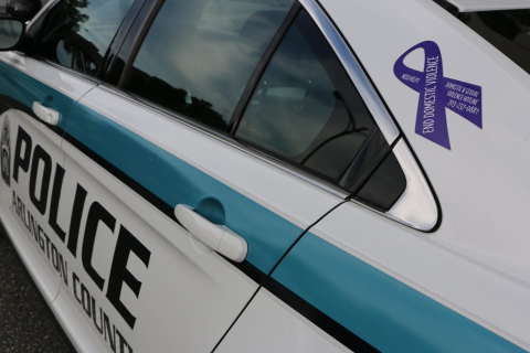 Arlington Co. police cars will mark domestic violence awareness efforts