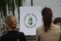 Along the MVT for the Capital Trails Coalition announcement