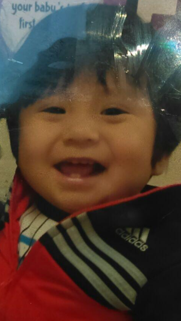 Leo Garcia-Lopez, an 11-month-old Hispanic boy, is believed to be in a 2009 white Suzuki SUV with Maryland tag 42688CF. (Courtesy Maryland State Police)