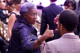 WASHINGTON, DC - OCTOBER 21:  Democratic National Committee Interim Chairperson Donna Brazile attends the BET's 'Love and Happiness: A Musical Experience" in a tent on the South Lawn of the White House October 21, 2016 in Washington, DC. The show will feature performances by Usher, Jill Scott, Common, The Roots, Bell Biv DeVoe, Janelle Monae, De La Soul, Yolanda Adams, Michelle Williams and Kiki Sheard, along will appearances by actors Samuel L. Jackson, Jesse Williams and Angela Bassett.  (Photo by Chip Somodevilla/Getty Images)