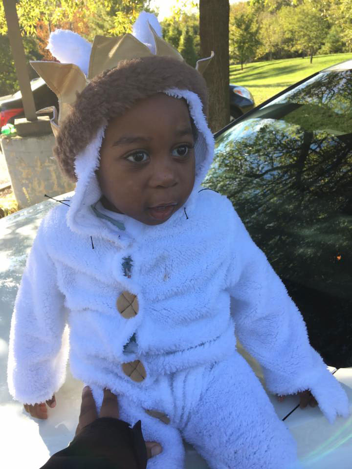 Nicole Miller sent in this adorable photo of her 2-year-old son dressed as Max in "Where the Wild Things are." 