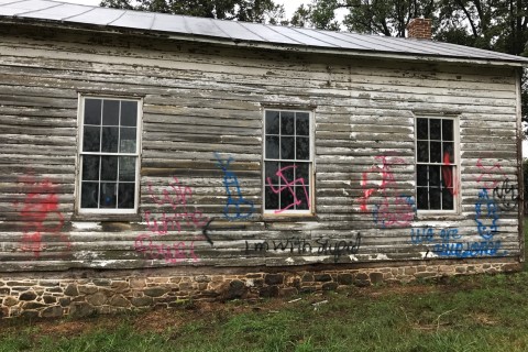 5 teens plead guilty to defacing historic Va. schoolhouse