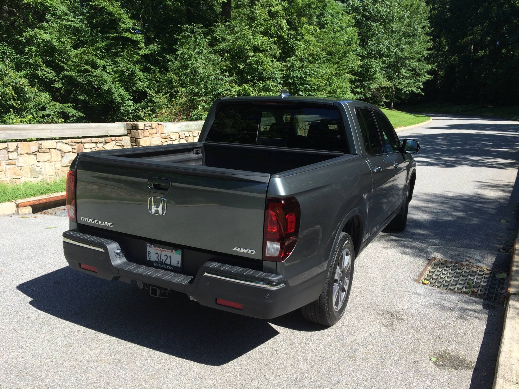 The Ridgeline drives like a crossover so you don’t get any of that bounce feeling over bumps with an empty bed. (WTOP/Mike Parris)