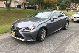 The fit and finish of the Lexus RC 200t coupe throughout are great and the seats are comfortable. Despite two doors, the back seats can be used for children and adults could do short trips.(WTOP/Mike Parris)