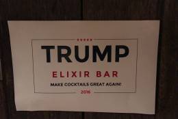 If you can’t make it over to Capitol Hill to partake in the parody, Washingtonian reports that another Trump-themed pop-up bar is coming to the former Libertine space in Adams Morgan Nov. 2-8 — this one’s focus is on mezcal. (WTOP/Rachel Nania) 