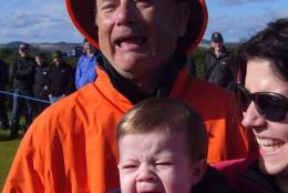 Is it Bill Murray or Tom Hanks? The woman in the photo knows, but the internet isn't convinced. (Courtesy Laura DiMichele-Ross)