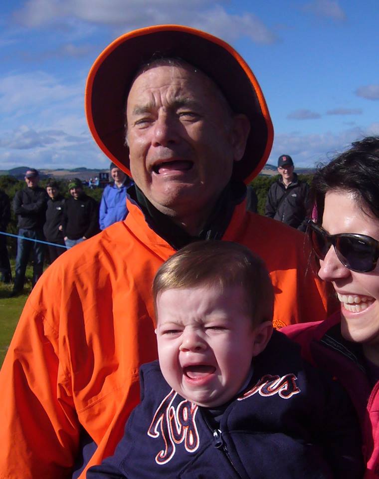 Is it Bill Murray or Tom Hanks? The woman in the photo knows, but the internet isn't convinced. (Courtesy Laura DiMichele-Ross)