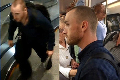 Police seek man who started fire on Metro platform (Video)