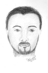 A sketch of the man sheriffs say sexually assaulted a woman on the side of a highway in Stafford County. (Courtesy Stafford County Sheriff's Office)