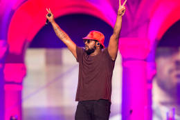 Schoolboy Q performs on stage during the Made In America Festival at Grand Park on Saturday, August 30, 2014, in Los Angeles, Calif. (Photo by Paul A. Hebert/Invision/AP)