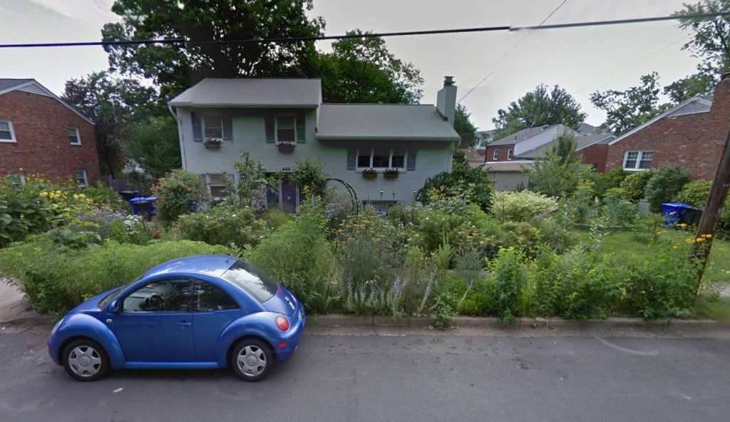 A Google Street view the house. (Google Earth via ARLNow.com)