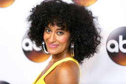 Tracee Ellis Ross, a cast member in the television series "Black-ish," arrives at the Disney/ABC Television Critics Association summer press tour on Thursday, Aug. 4, 2016, in Beverly Hills, Calif. (Photo by Rich Fury/Invision/AP)