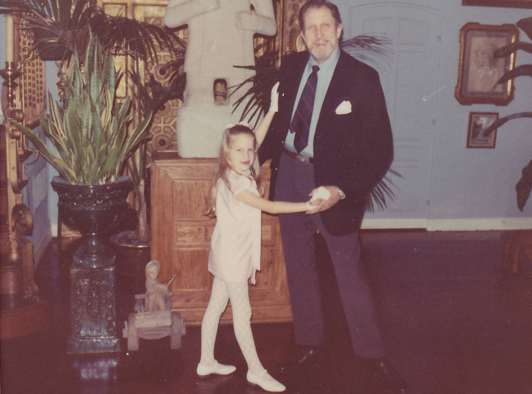 Victoria Price with dad Vincent Price (Courtesy of Victoria Price)