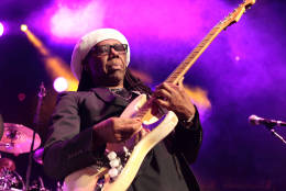 Nile Rodgers of the band Chic performs in concert as the opening act for Duran Duran during their Paper Gods Tour 2016 at the Verizon Center on Friday, April 8, 2016, in Washington D.C. (Photo by Owen Sweeney/Invision/AP)