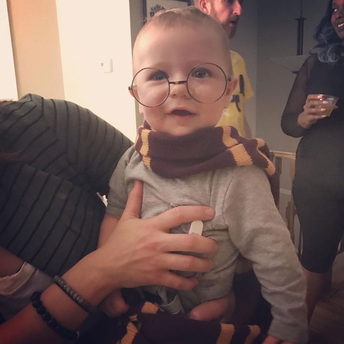 Harry Potter, you don't look a day over 8-months! WTOP's Rachel Nania and son Isaac. (WTOP/Rachel Nania)