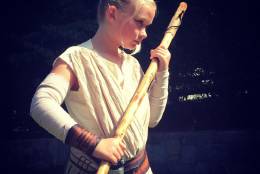 My daughter is dressing as Rey, the hero of Star Wars because she loves a strong, smart female character who can rescue herself and save others.-- Many Muses Studiohttp://lindaplaisted.comLinda@LindaPlaisted.com