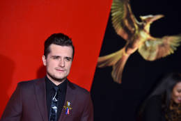 Josh Hutcherson arrives at the Los Angeles premiere of "The Hunger Games: Mockingjay - Part 2" at the Microsoft Theater on Monday, Nov. 16, 2015. (Photo by Jordan Strauss/Invision/AP)