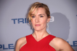 Actress Kate Winslet poses for photographers upon arrival at the premiere of the film 'Triple 9' in London, Tuesday, Feb. 9, 2016. (Photo by Joel Ryan/Invision/AP)