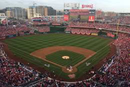 Nationals Park before first pitch on Friday, Oct. 7, 2016. (WTOP/George Wallace)
