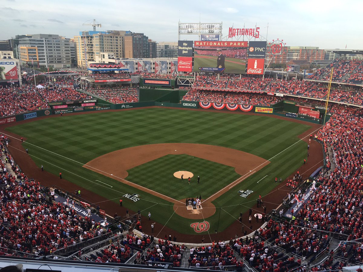 Nationals Park before first pitch on Friday, Oct. 7, 2016. (WTOP/George Wallace)