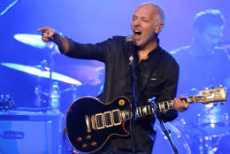 Artist Peter Frampton performs at the All for the Hall benefit concert at Bridgestone Arena on Tuesday, April 12, 2016, in Nashville, Tenn. (Photo by Laura Roberts/Invision/AP)