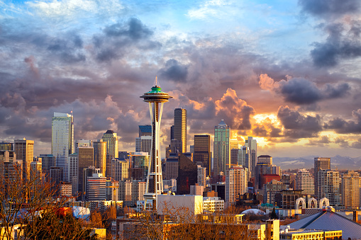 9. Seattle, Washington
Another city in the Pacific Northwest lands in Conde Nast's Traveler's  "The Best Big U.S. Cities." (Getty Images/iStockphoto/dibrova)