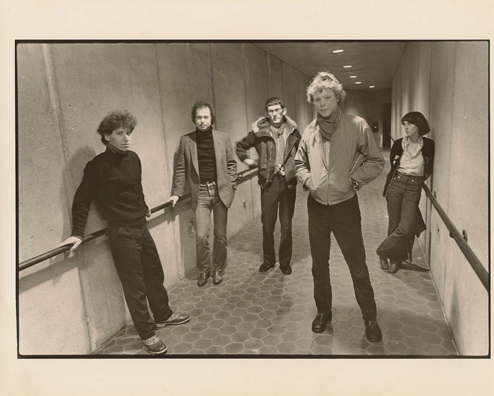 In the late 1970s, The Urban Verbs were Washington D.C.'s most popular band. Robert Goldstein is far left, Roddy Frantz is second from right. (Courtesy Rod Frantz)