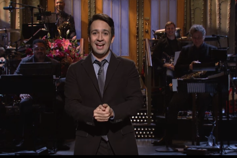 Lin-Manuel Miranda hosts SNL, remixes Hamilton’s ‘My Shot’ (Video)