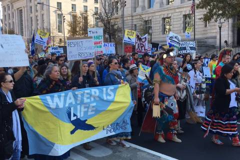 Photos: Dakota Access Pipeline protesters rally in DC