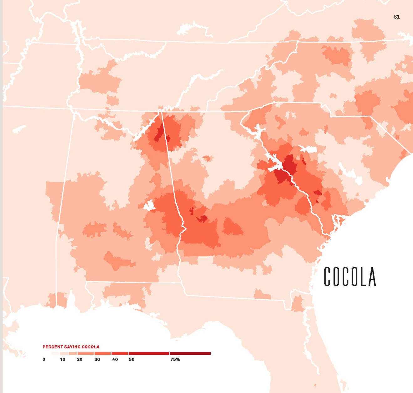 And then there's "Cocola." (Maps excerpted from SPEAKING AMERICAN: How Y’all, Youse , and You Guys Talk: A Visual Guide by Josh Katz. Copyright © 2016 by Josh Katz. Reprinted by permission of Houghton Mifflin Harcourt Publishing Company. All rights reserved).