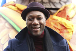 Aloe Blacc participates in the 90th Annual Macy's Thanksgiving Day Parade on Thursday, Nov. 24, 2016, in New York. (Photo by Greg Allen/Invision/AP)