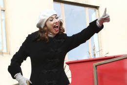 Regina Spektor participates in the 90th Annual Macy's Thanksgiving Day Parade on Thursday, Nov. 24, 2016, in New York. (Photo by Greg Allen/Invision/AP)