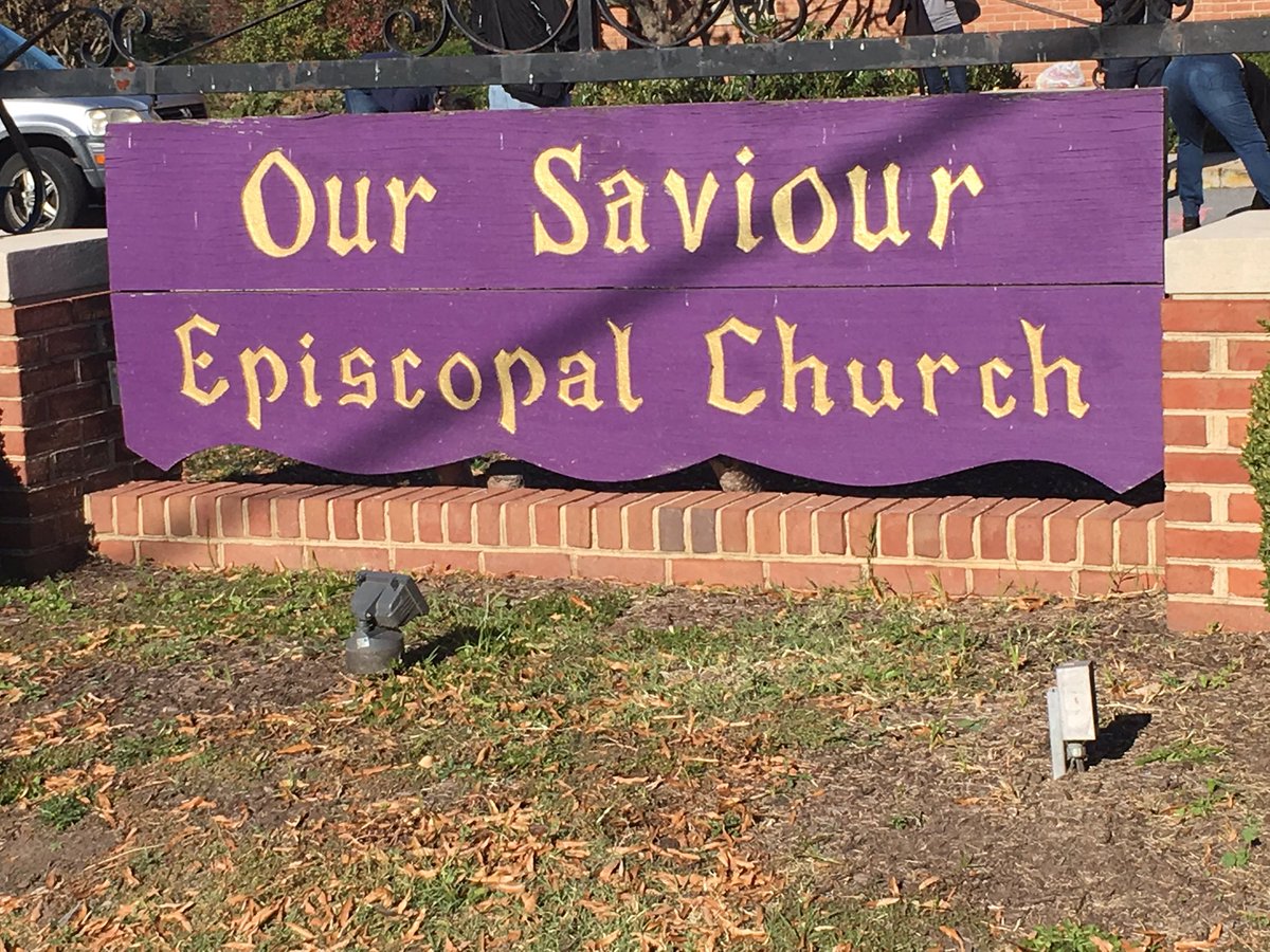 A church spokesman said the vandalism occurred Saturday night at the Episcopal Church of Our Saviour in Silver Spring. (WTOP/Liz Anderson)