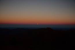 WTOP’s Greg Redfern captured this image of the moonrise at Shenandoah National Park on Sunday, Nov. 13, 2016, a phenomenon known as the “supermoon.” (WTOP/Greg Redfern) 