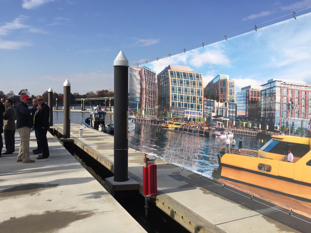 The new Regional Water Taxi System planned for October 2017 will add greater frequency of pickups at existing water taxi stops.  (WTOP/Kristi King)