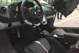 There are buttons and switches that seem foreign but most of them deal with car setup features for the track or the sport mode. The price for McLaren 570s is $210,000, which seems high but it’s not very pricey in this group. (WTOP/Mike Parris)