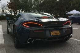 Power is plentiful with the McLaren 570s, with a twin turbo V8, and the paddle shifters provide super-fast shifts, or let the car shift for you and enjoy an automatic.(WTOP/Mike Parris)