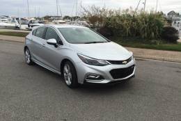 The 2017 Chevrolet Cruze hatchback is a welcome addition to the lineup on this improved compact. With stylish good looks, added space and a bit more sport, the 2017 Cruze is a bit of a surprise in the compact class (WTOP/Mike Parris)