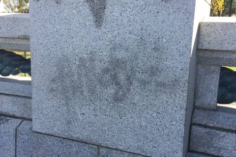 World War II memorial vandalized